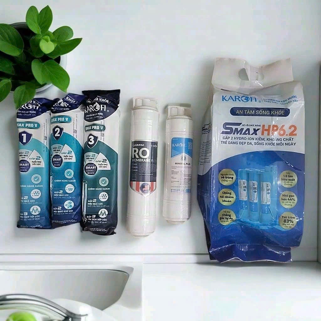 Combo 11 Lõi lọc Karofi chính hãng - Dùng thay cho máy KAD-M29