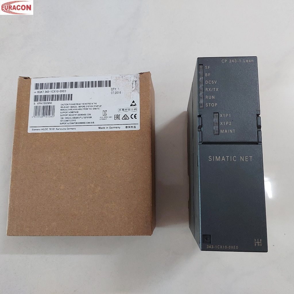 SIMATIC NET CP 343-1 Lean 6GK7 343 1CX10 0XE0 Card truyền thông Siemens CP 343-1 Lean 6GK7 343 1CX10