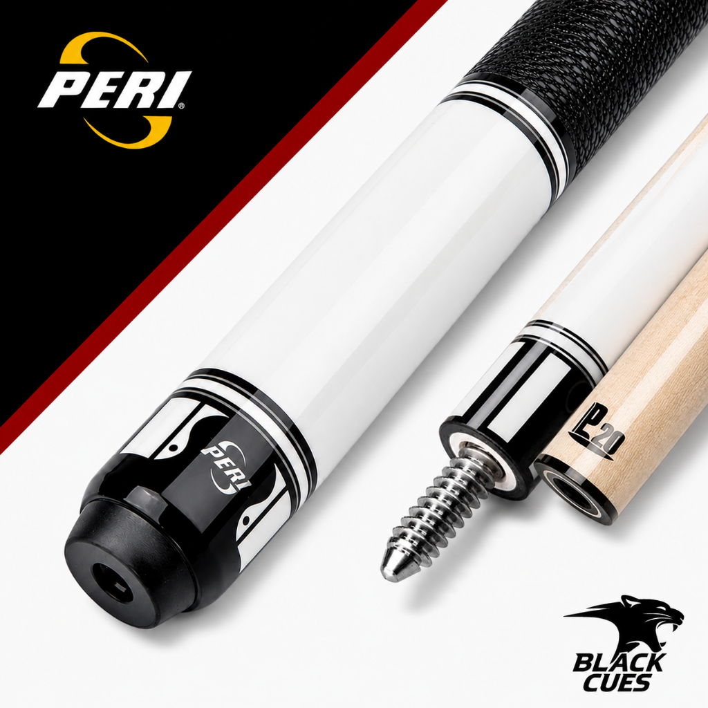 Cơ Peri ST-02 Chính hãng, Ngọn P20 Công Nghệ, Tặng kèm phụ kiện - Black Cues
