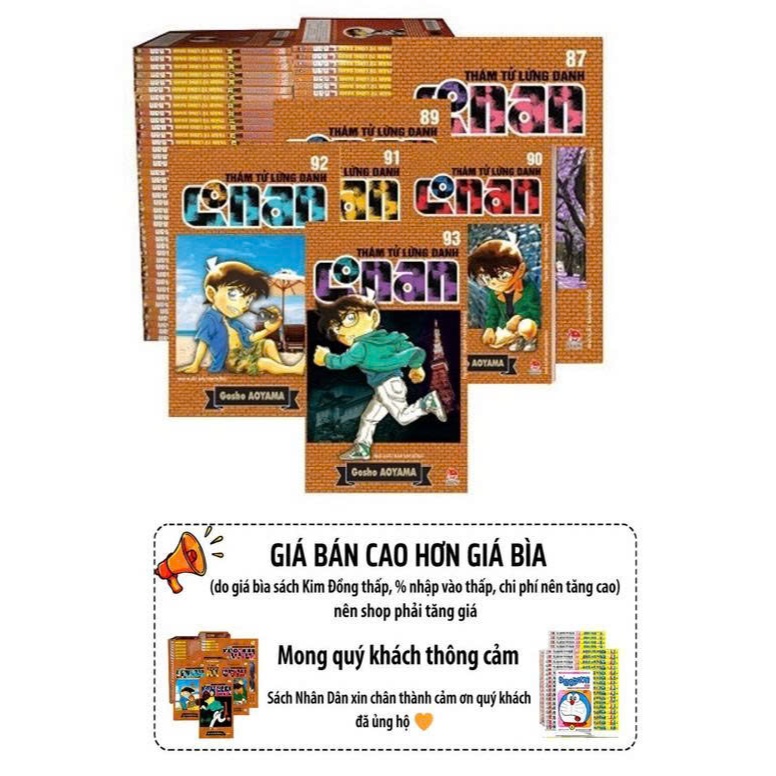 Truyện tranh - Combo 107 cuốn Thám Tử Lừng Danh Conan