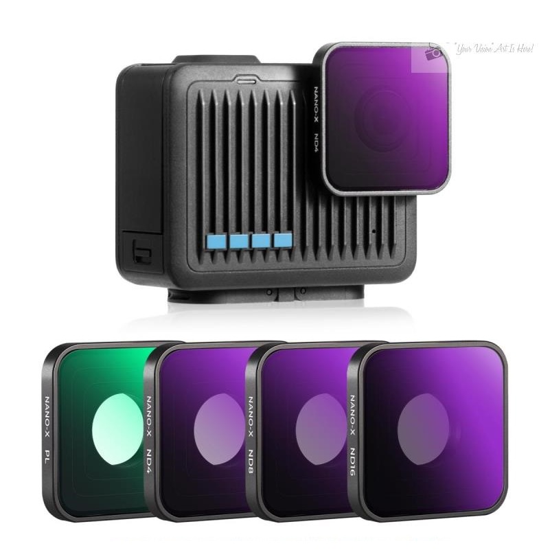 Filter K&F concept CPL+ND4+ND8+ND16 for Gopro Hero 4K AGC Japanese 28 layers nano HD Glass (sku.2333