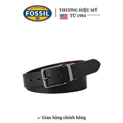 Thắt lưng nam da thật Brandon MB1273I001 màu đendây da thật, khóa thép không gỉ