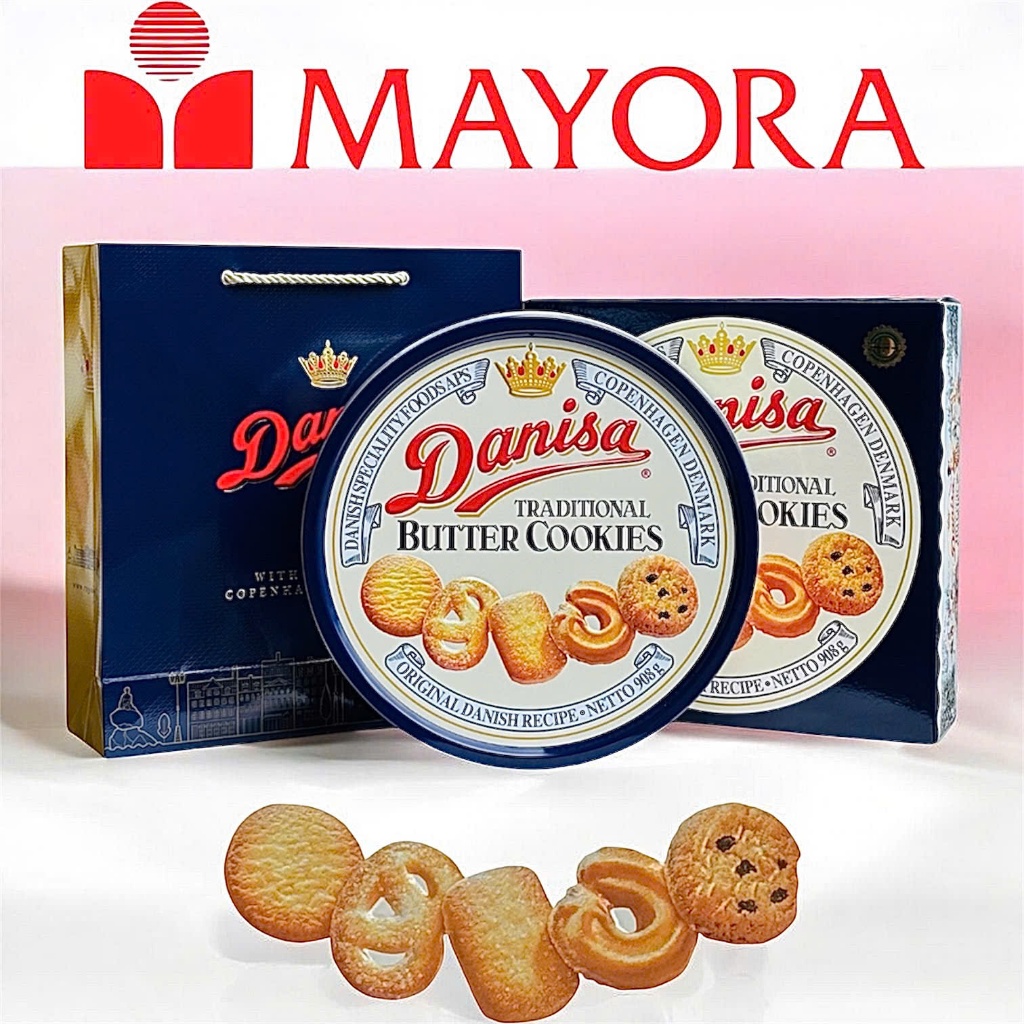 BÁNH QUY BƠ DANISA hộp thiếc 200g - 454g - 681g - 908g