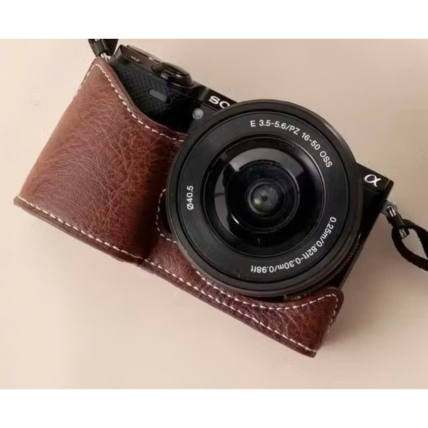 Halfcase cho SONY Nex 5 5N 5R 5T ,ốp da bảo vệ máy ảnh SONY Nex 5 5N 5R 5T
