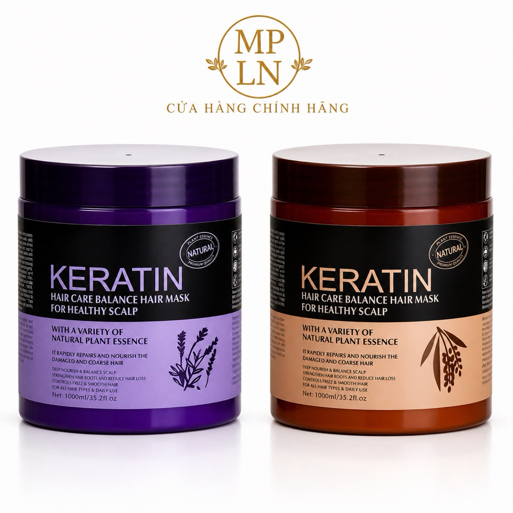 Kem ủ tóc cung cấp dưỡng chất Karetin colagen 1000ml