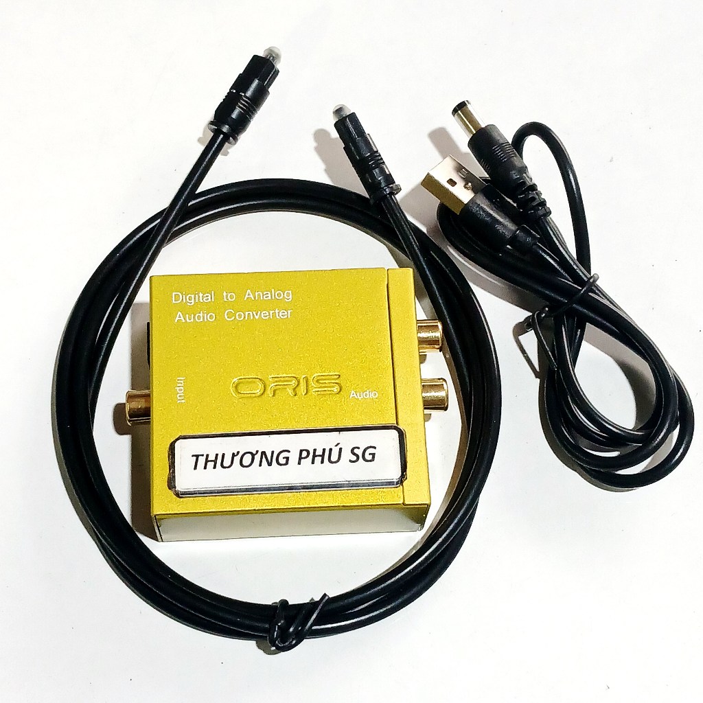 Bộ chuyển âm thanh quang Optical Convertrer / Bộ quang Optical to AV, Toslink to AV, 3.5 ly