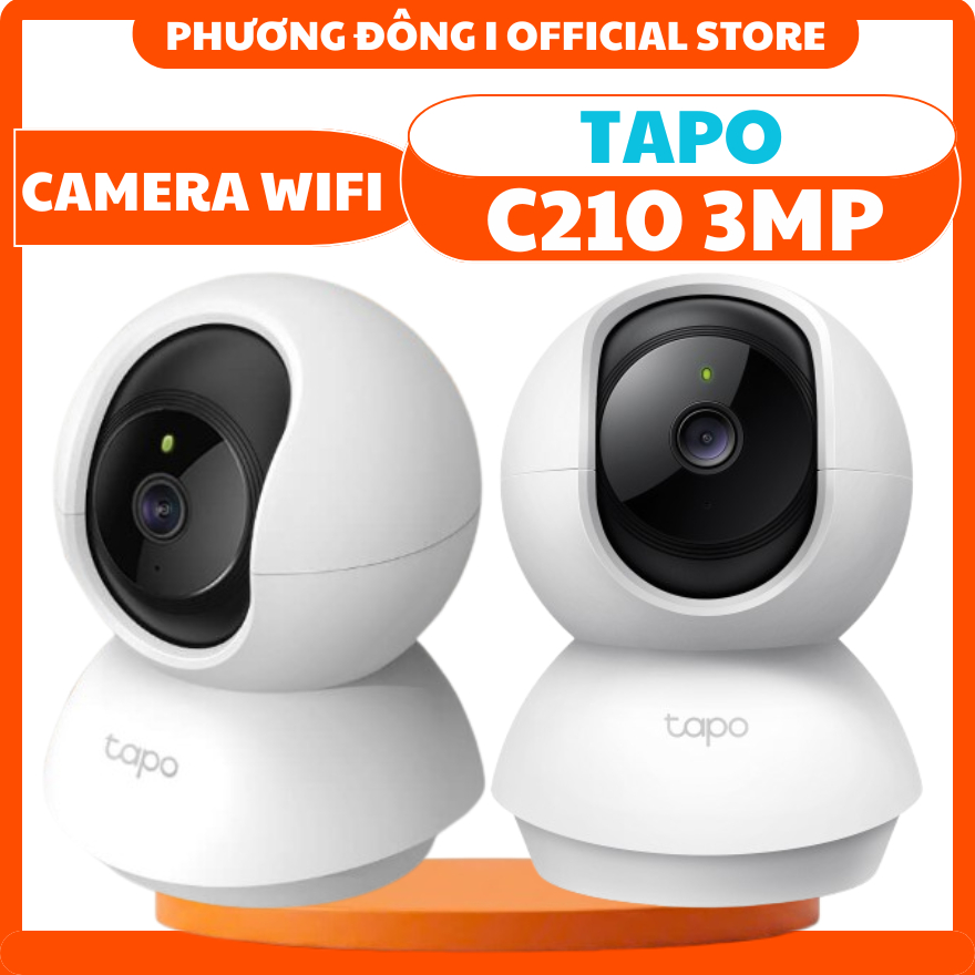 CAMERA WIFI TRONG NHÀ TAPO C210 3MP - XOAY 360 ĐỘ, ĐÀM THOẠI HAI CHIỀU, PHÁT HIỆN CHUYỂN ĐỘNG, CẢNH 
