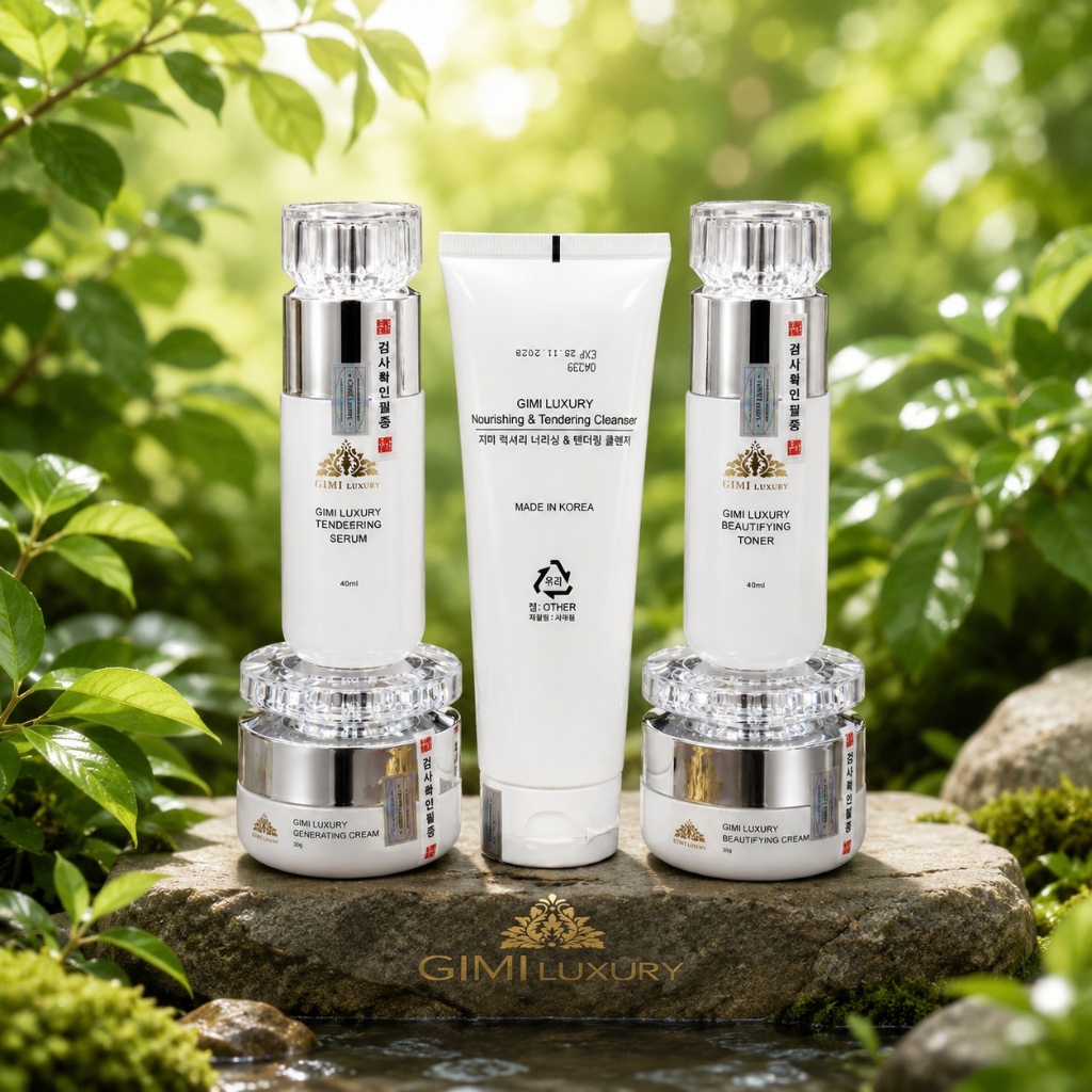 Set Chăm Sóc Da GIMI Luxury VIP – Hỗ Trợ Cấp Ẩm Đa Tầng & Đều Màu Tông