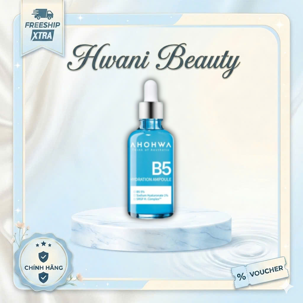 [Ahohwa] Serum B5 50ml Dưỡng Ẩm, Phục Hồi, Làm Dịu |hwanibeauty|