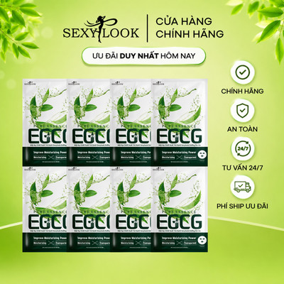 [HSD T03/2027]  LIVE COMBO 8 Miếng Lẻ Mặt Nạ Trà Xanh SEXYLOOK Hỗ Trợ Dưỡng Ẩm Da (8 miếng lẻ x 25ml)