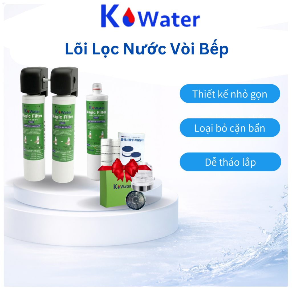 Lõi Lọc Nước Vòi Bếp K-Water 815 (KW200 / KW600) – Lọc Cặn Bẩn, Lõi Thay Thế