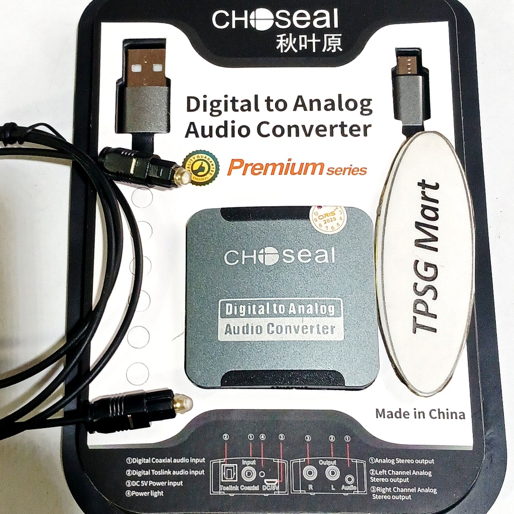 Bộ chuyên quang Optica Converter / Bộ quang Optical to AV LR, Coaxial to AV,  Toslink to AV, 3.5 ly