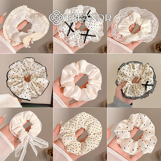 Dây buộc tóc nữ scrunchies Eleanor Accessories phối chấm bi nhiều màu phụ kiện tóc cột tóc 12037