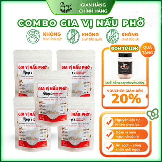Combo gói gia vị nấu phở bò tự nhiên vipep - gia vị vipep
