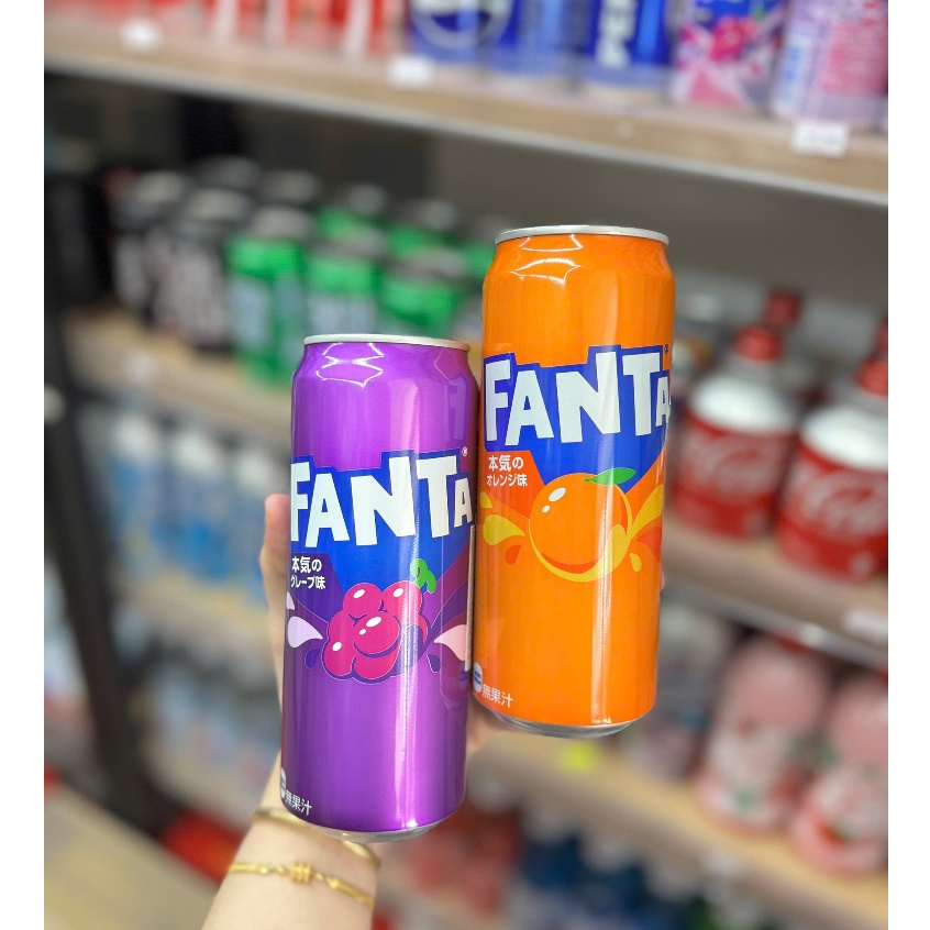 Fanta cam, fanta nho 500ml nội địa Nhật