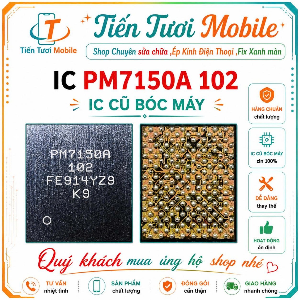 Ic PM7150A 102, Ic  bóc máy