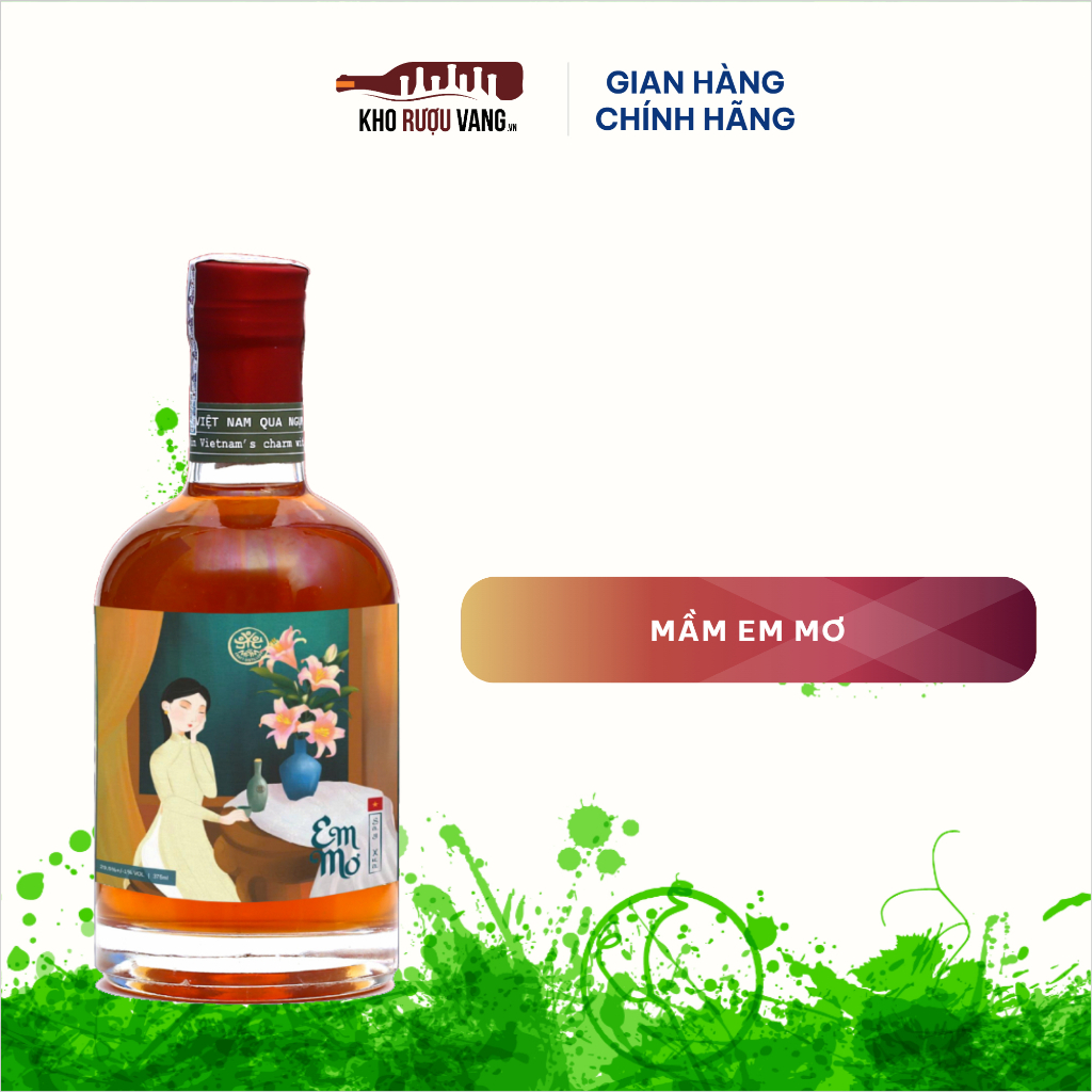 Rượu Mầm Em Mơ - Mơ Má Đào Mộc Châu 530ml