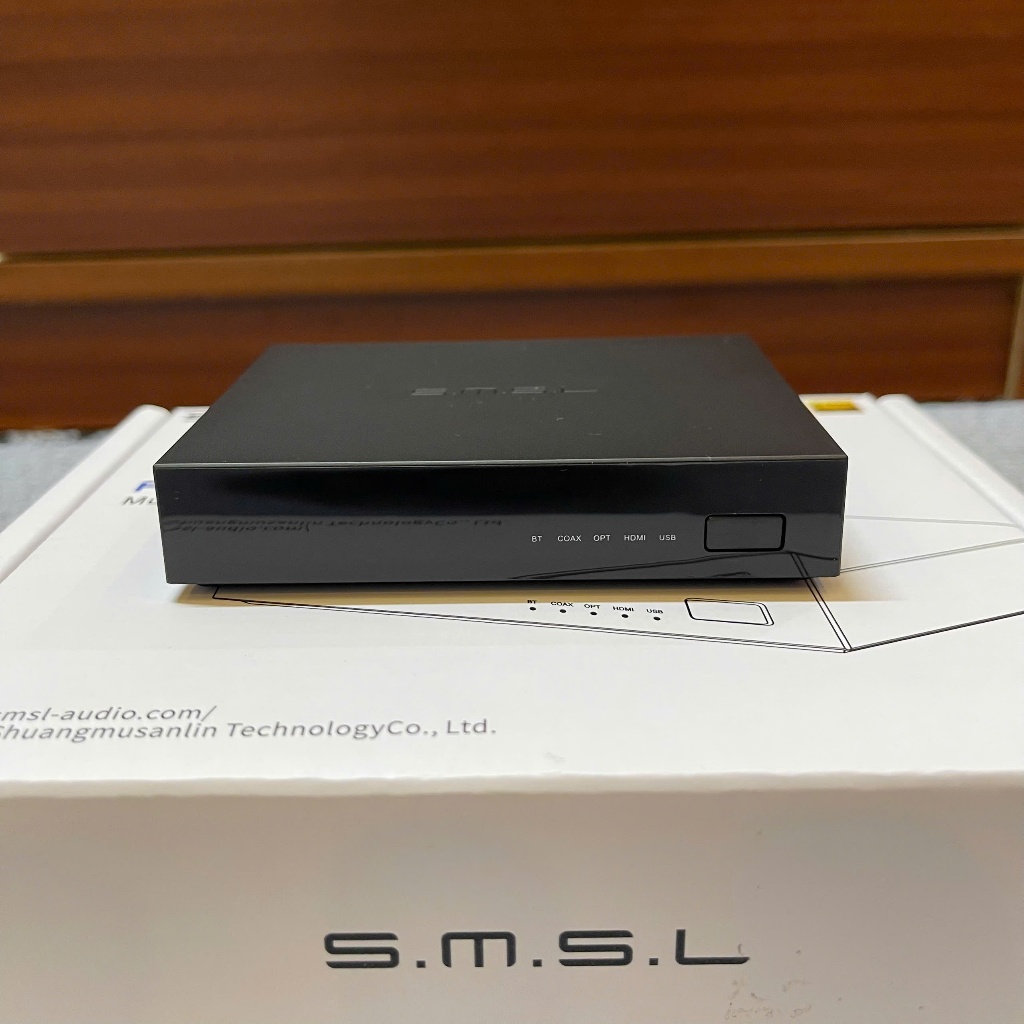 Đầu giải mã âm thanh PS100 chính hãng SMSL tích hợp 5 cổng kết nối cả HDMI tiện lợi