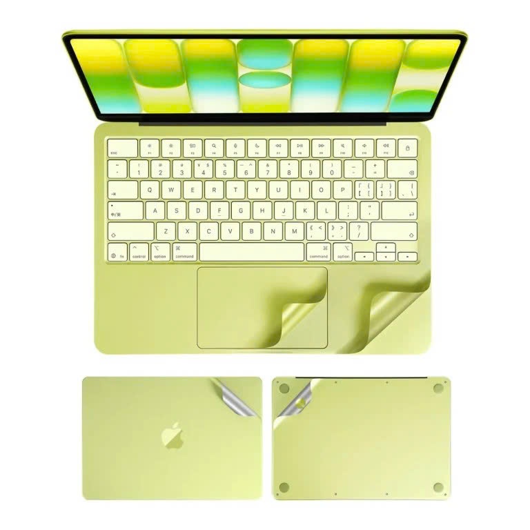 Bộ dán MacBook Neo 13" 5in1 chính hãng JRC model A3404