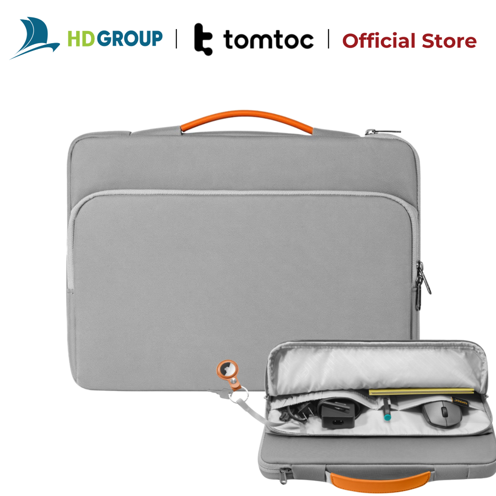 Túi chống sốc Tomtoc Briefcase cho MacBook chính hãng, chống sốc 360°, mỏng nhẹ, tiện dụng