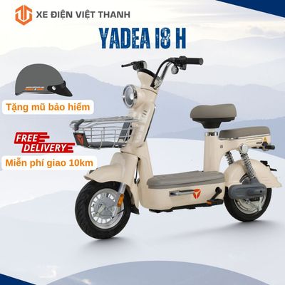 [Nhận tại HCM] Xe điện bàn đạp Yadea i8 H - xe nhỏ gọn dễ lái - ắc quy TTFAR cao cấp