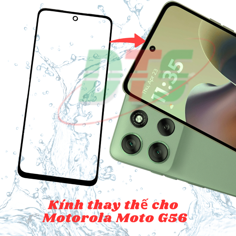 Mặt kính ép cho Motorola Moto G56