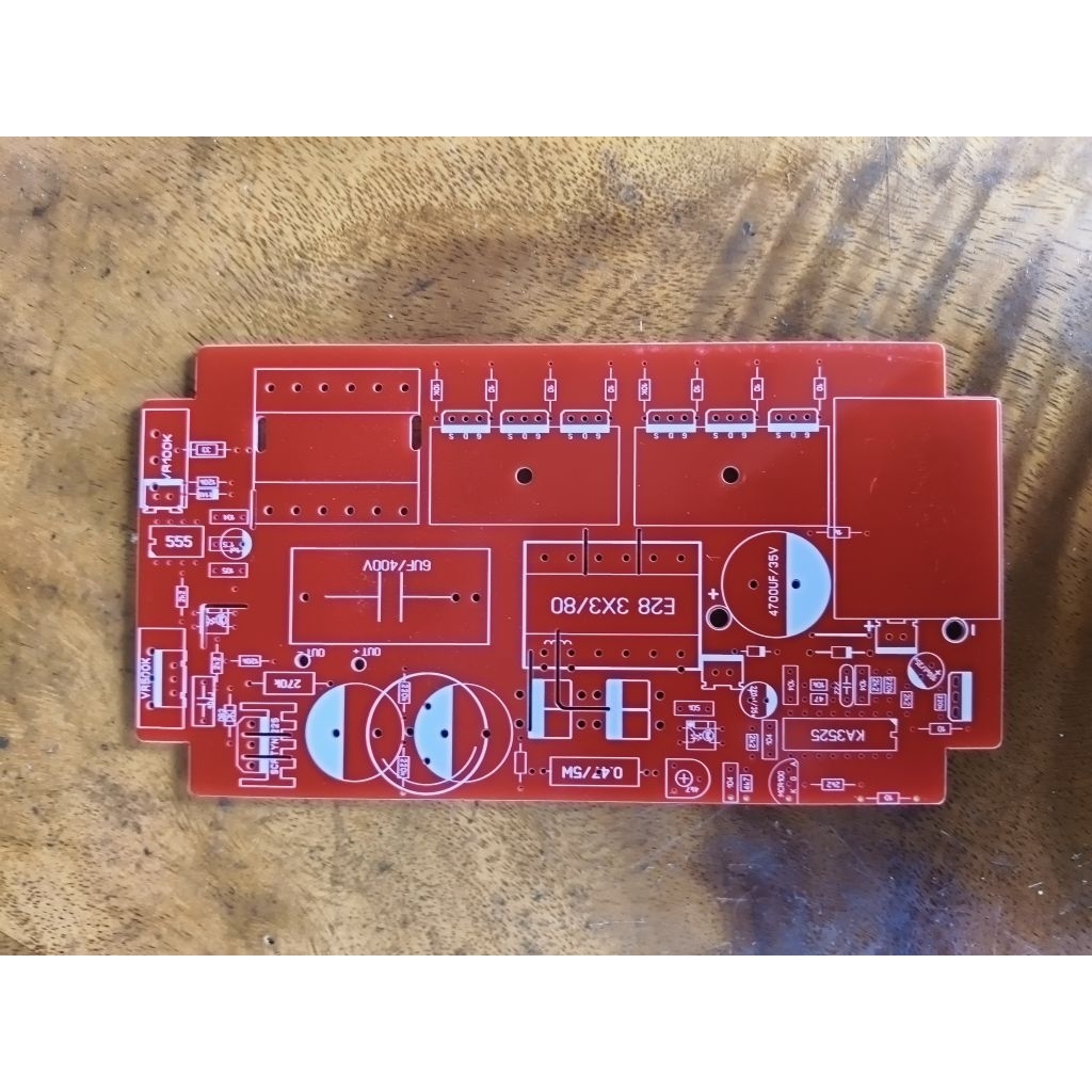 mạch PCB 6Fet LC chưa lắp linh kiện cho ae thợ.