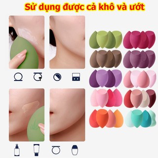 Bông phấn Hồ lô siêu mịn (2 cái)