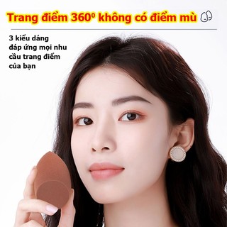 Bông phấn Hồ lô siêu mịn (2 cái)