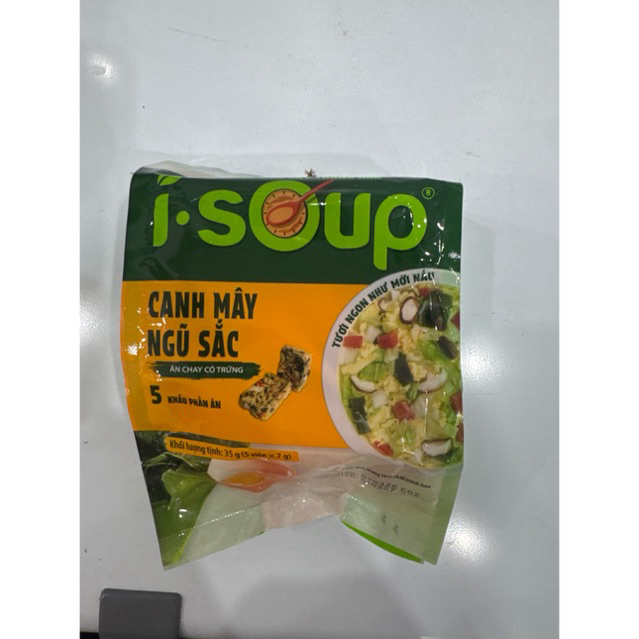 Canh chay i-soup (7 loại) 5 phần/gói