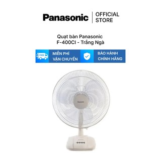Quạt bàn Panasonic model F-400C (màu xanh, màu trắng ngà  - 3 chế độ gió  - công suất 48W)