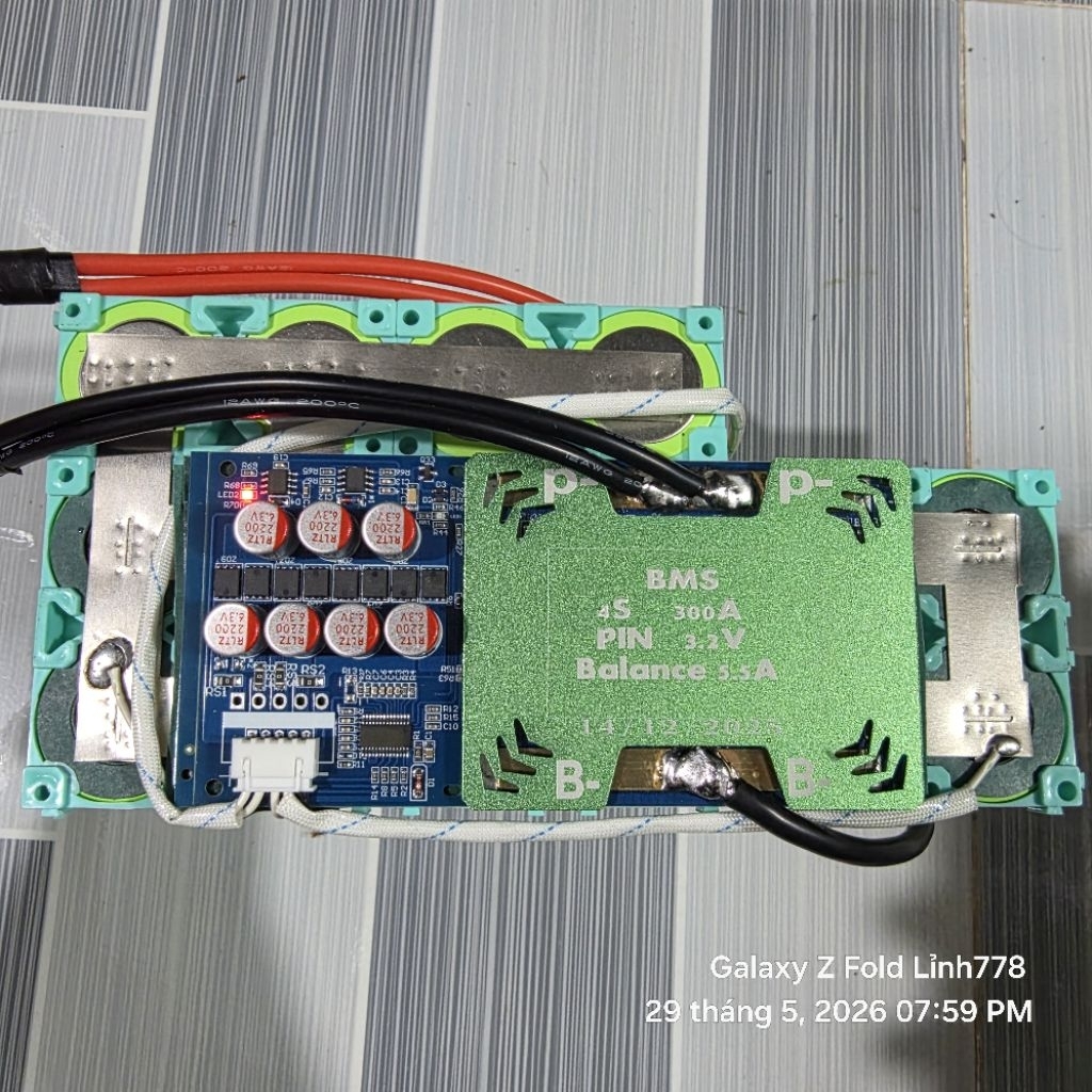 hệ 12v 45ah vỏ chống nước