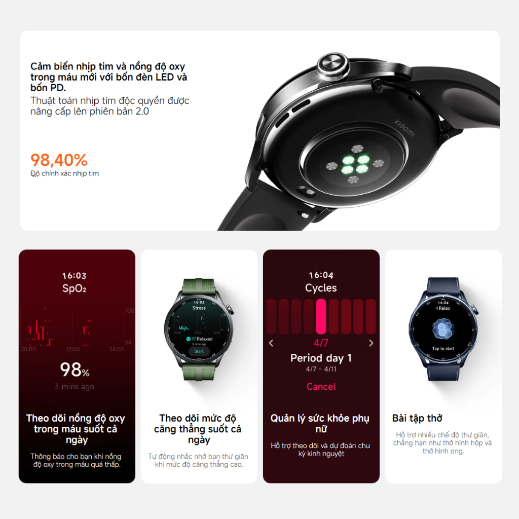 Đồng Hồ Thông Minh Đeo Tay Xiaomi Watch S5 46mm - Hàng Chính Hãng Bảo Hành 12 Tháng | BigBuy360 - bigbuy360.vn