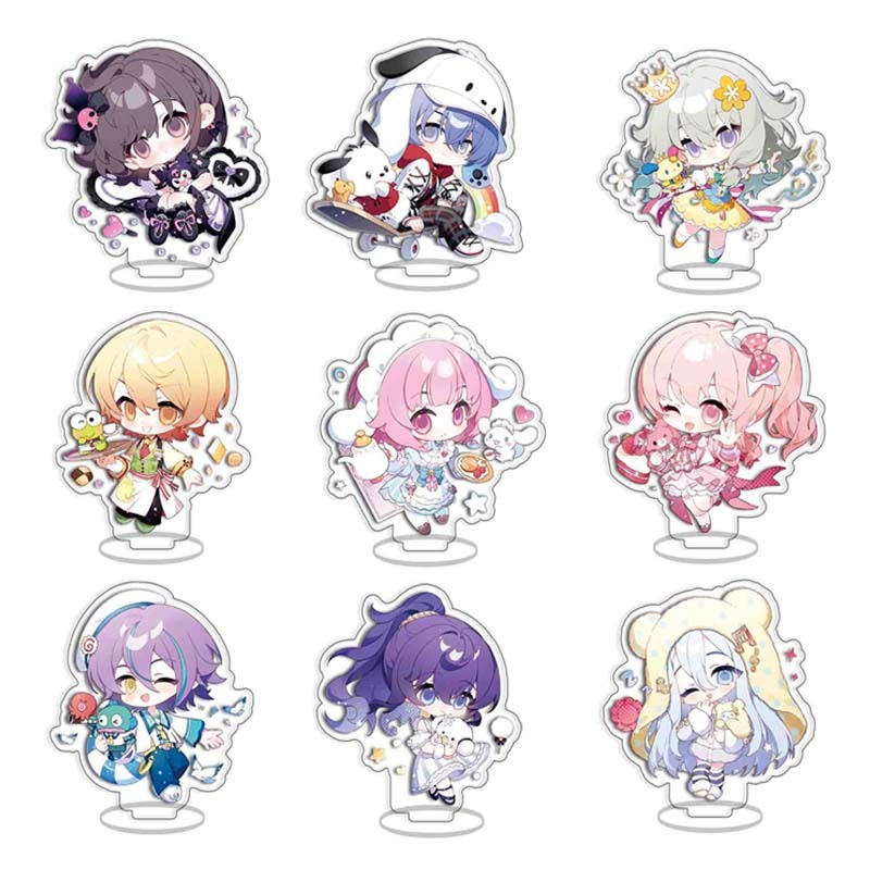 Mô hình nhân vật Akiyama Mizuki trong anime Pjsk Project Sekai chất liệu acrylic trong suốt