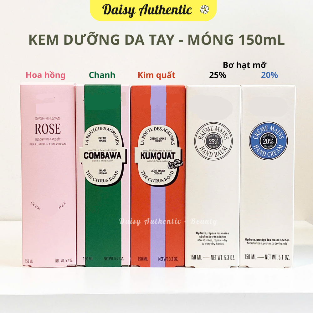 Kem dưỡng da tay, body AMANDE Shea Butter Hand Cream | Daisy Authentic Beauty