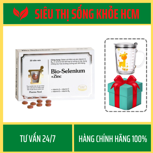 Viên Uống PHARMA NORD Bio Selenium ZinC - Tăng Sức Đề Kháng - Hộp 30 Viên