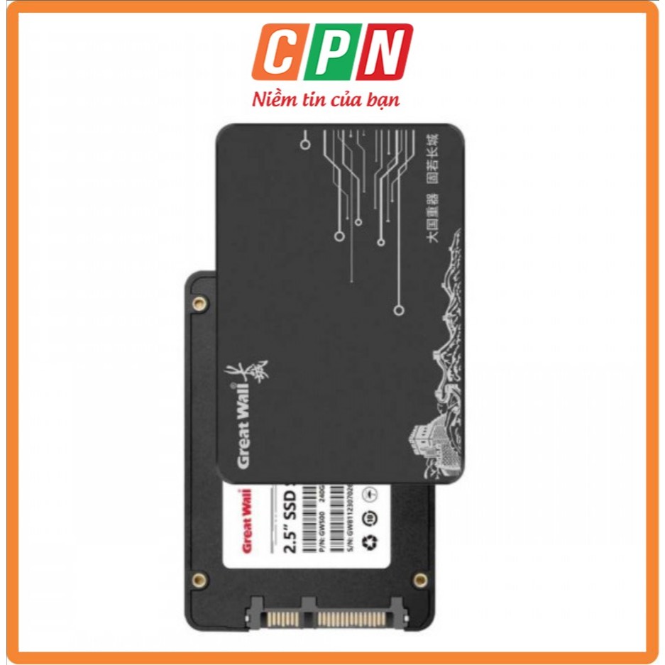 SSD 256GB 2.5 Greatwall Sata 3; 3Y (GC25-256G-A) hàng chính hãng bảo hành toàn quốc