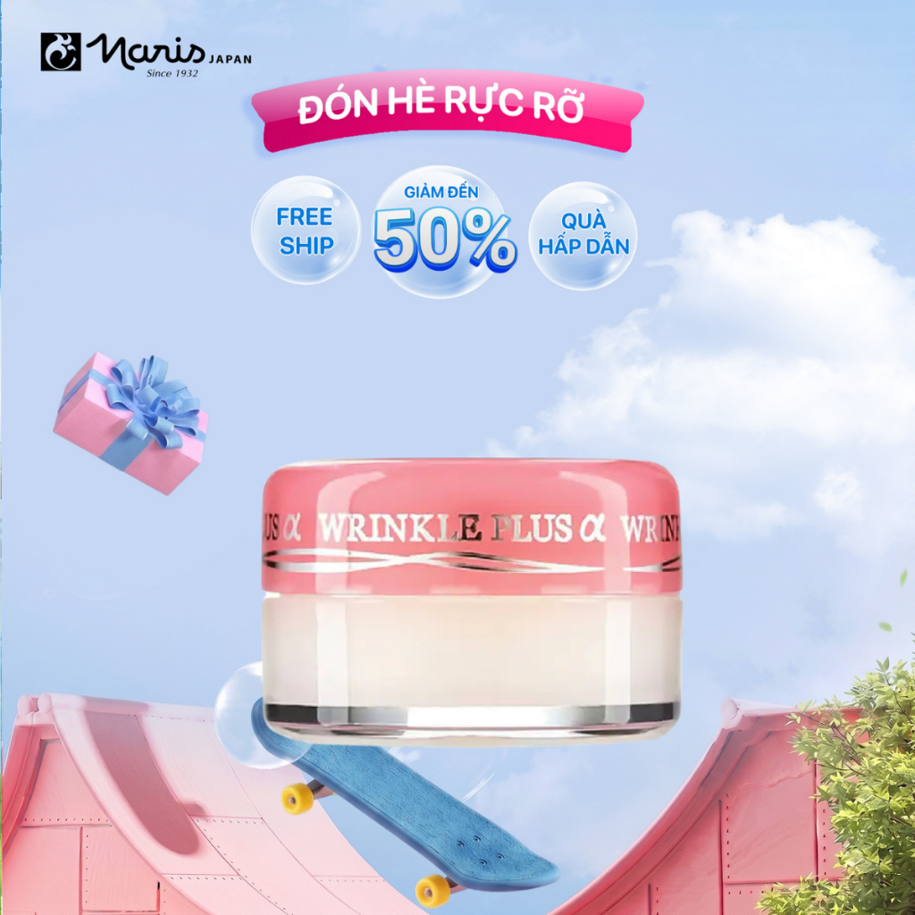 Son Hũ Dưỡng Môi Chống Nhăn và Khô Môi NARIS Wrinkle Plus Alpha Super Lip Repair 10g