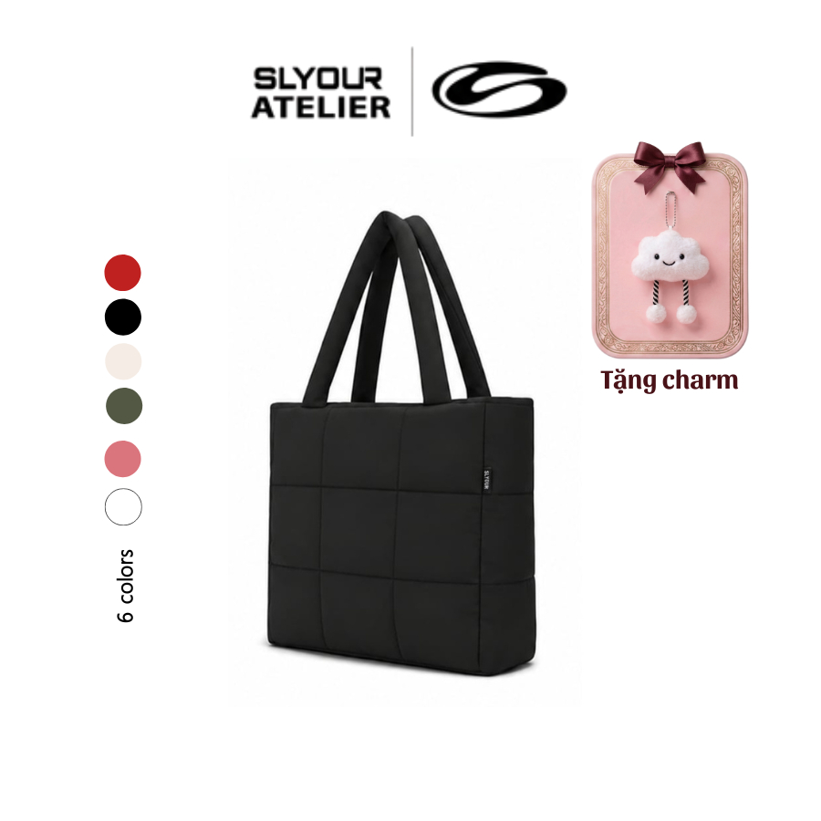 Túi TOTE V1 – Túi Đeo Chéo Trần Bông Unisex SLYOUR Nam Nữ, Túi Chống Sốc Kháng…