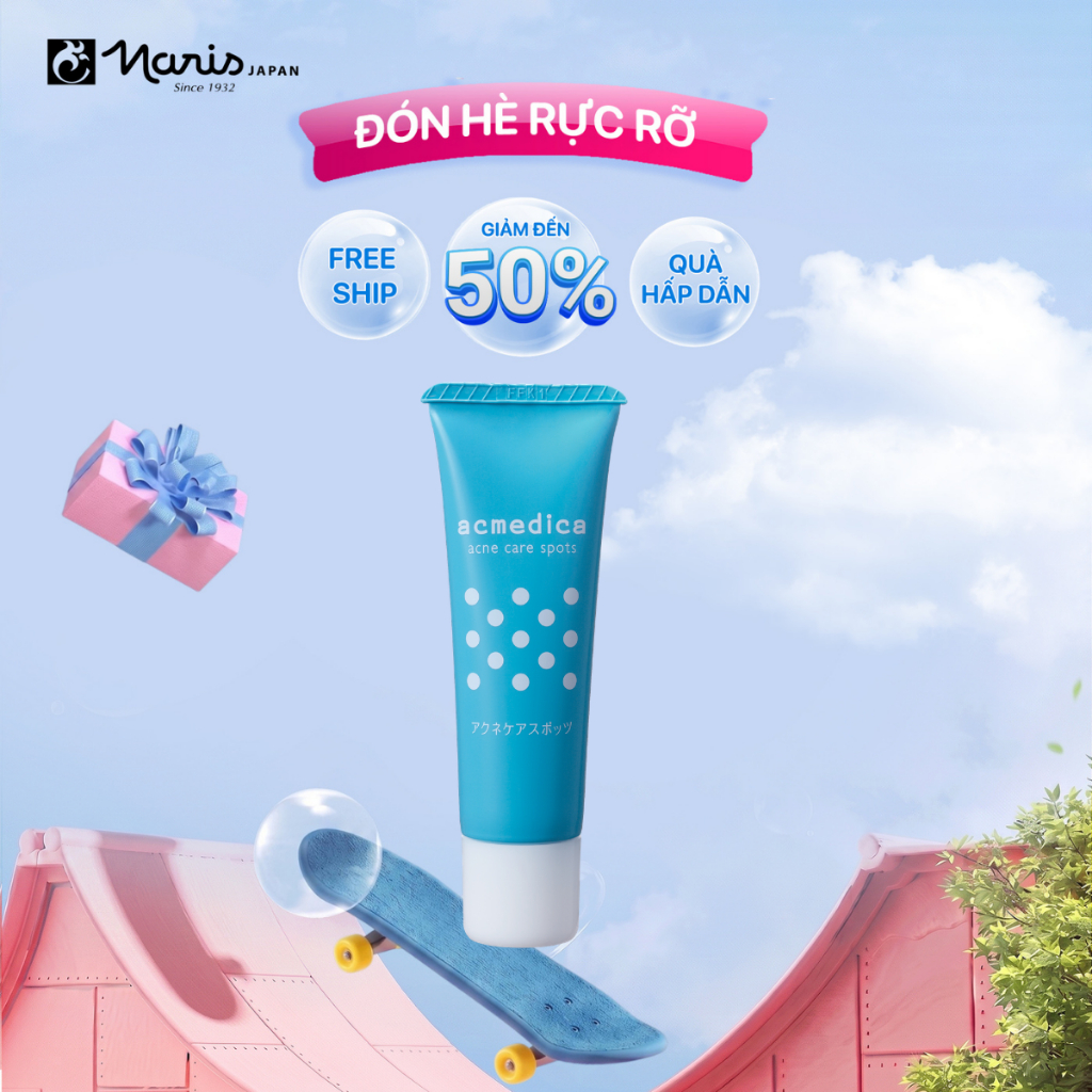 Gel ngừa mụn & sẹo thâm Naris Acmedica Acne Care Spots 25gr