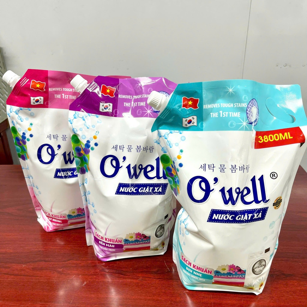 Nước giặt Owell 3800ml ( giao hương ngẫu nhiên)