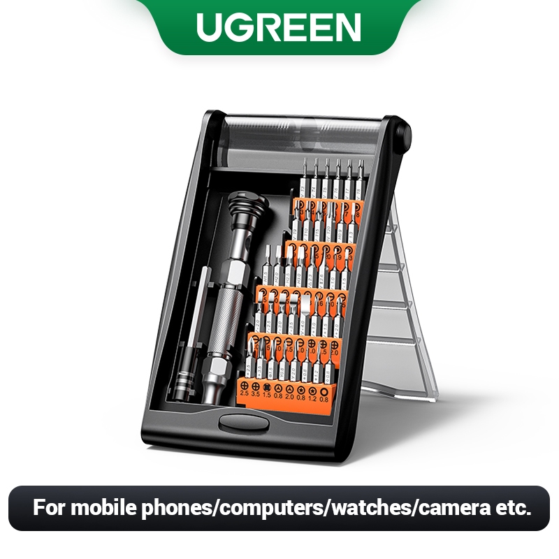 UGREEN Bộ tuốc nơ vít từ tính 38 trong 1 Universal để sửa chữa điện thoại di động Công cụ tiện ích