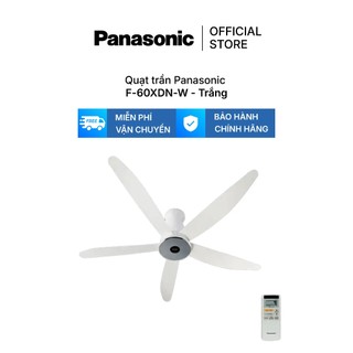 Quạt trần Panasonic model F-60XDN (màu trắng, màu đen - 9 chế độ gió - 37W) - KO GỒM PHÍ LẮP