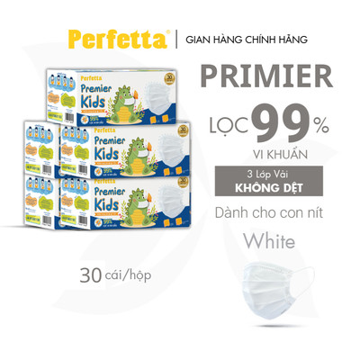 QUÀ TẶNG KHÔNG BÁN - 5 HỘP Khẩu Trang Y Tế Perfetta Premier Trẻ Em (30 cái/hộp)