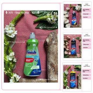 1150ml, 800ml, 750ml, 400ml & eco 0% 400ml chai nước bóng finish klarspüler, chất trợ xả dùng cho máy rửa chén bát