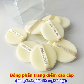2 cái Bông phấn khô siêu mịn