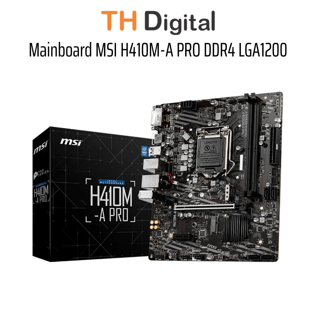Mainboard MSI H410M-A PRO DDR4 LGA1200 - Hàng chính hãng