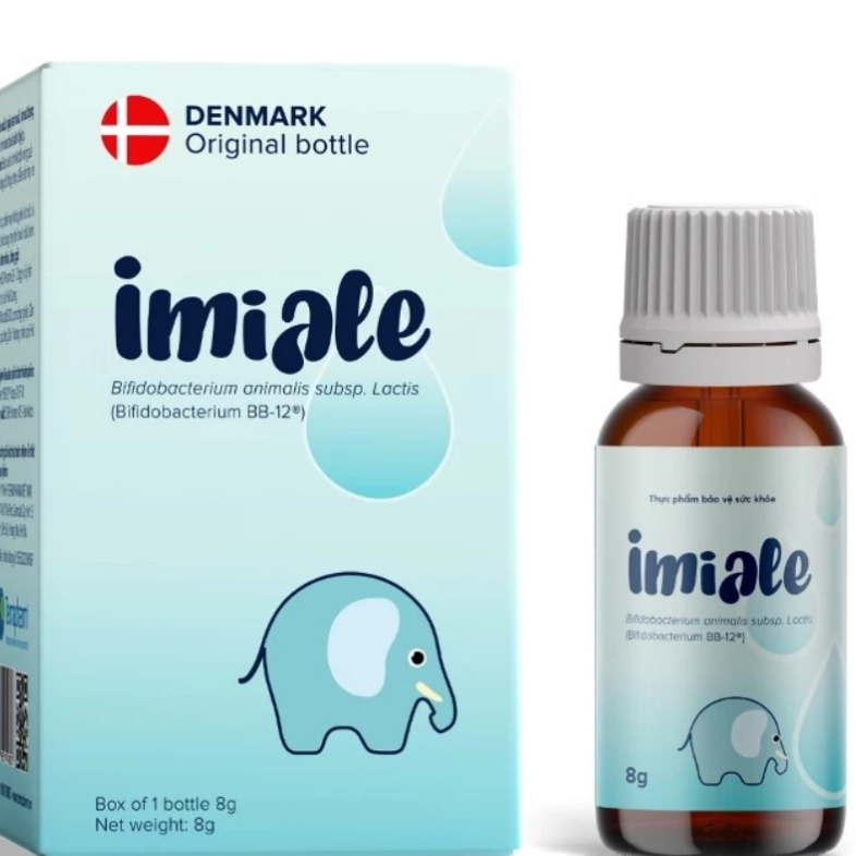 Imiale ( hộp  8ml ) Men vi sinh hỗ trợ cải thiện hệ tiêu hóa, tăng sức đề kháng