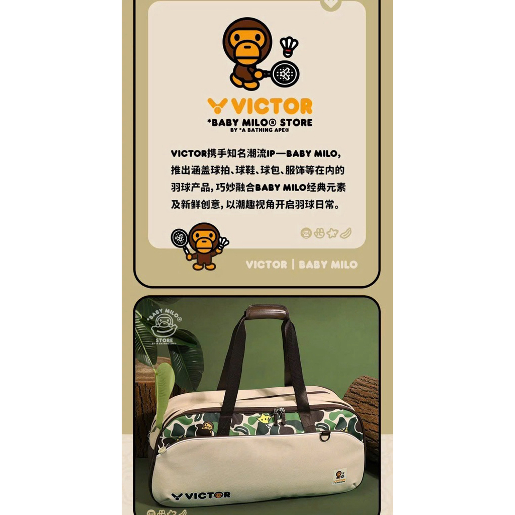 Bao Vợt Victor Baby MiLo Full Da Mẫu Mới Cao Cấp | BigBuy360 - bigbuy360.vn