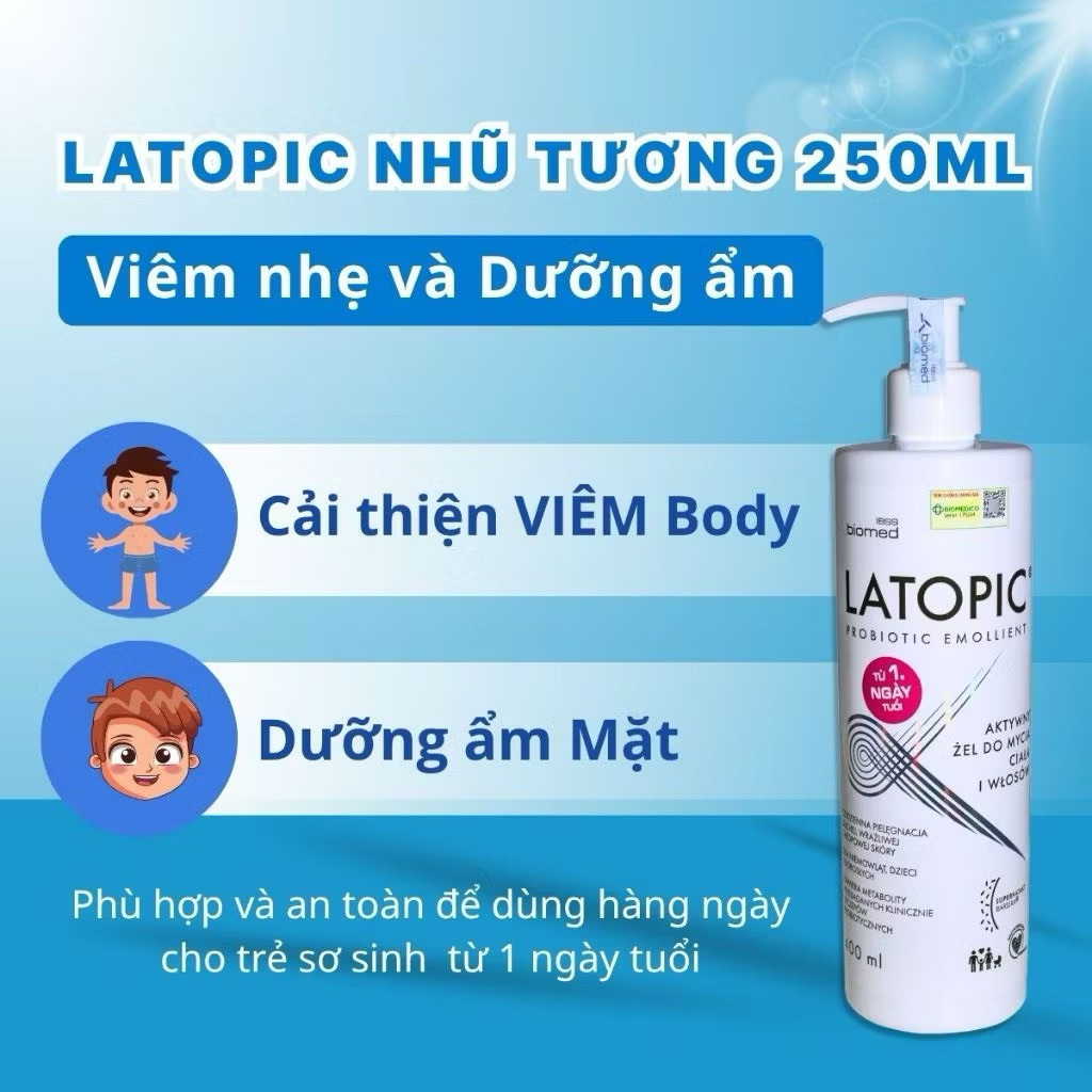 ✨ LATOPIC – Kem dưỡng men vi sinh cho da nhạy cảm, khô ngứa & viêm da cơ địa